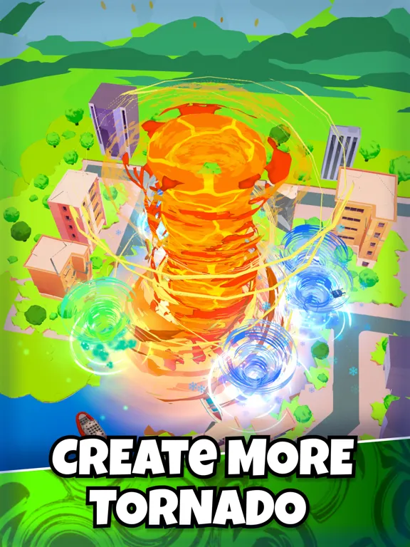 Captures d'écran de Idle Tornado Simulator iPad 