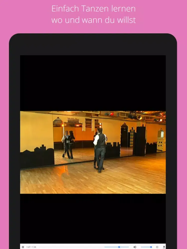 Tanzkurs Discofox Level 3 iPad  スクリーンショット