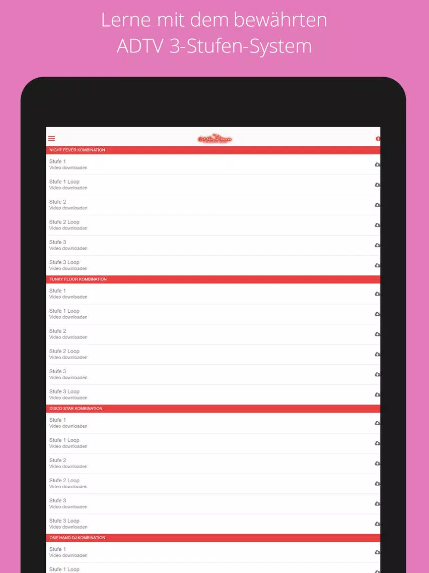 Tanzkurs Discofox Level 3 iPad  স্ক্রিনশট