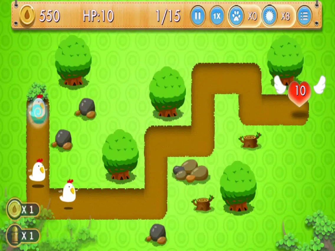 保卫森林之心 - 单机塔防游戏 iPad  Screenshots