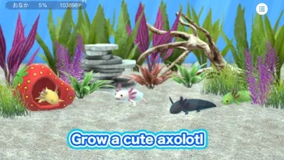 Captures d'écran de My Axolotl Aquarium