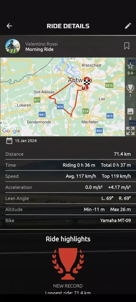 MyRide Screenshots