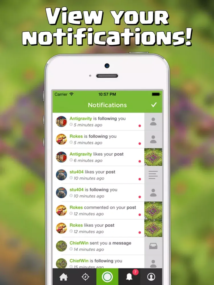 Clash Nation - Community for Clash of Clans! Wiki, Builder, Tips & More iPad Screenshots
