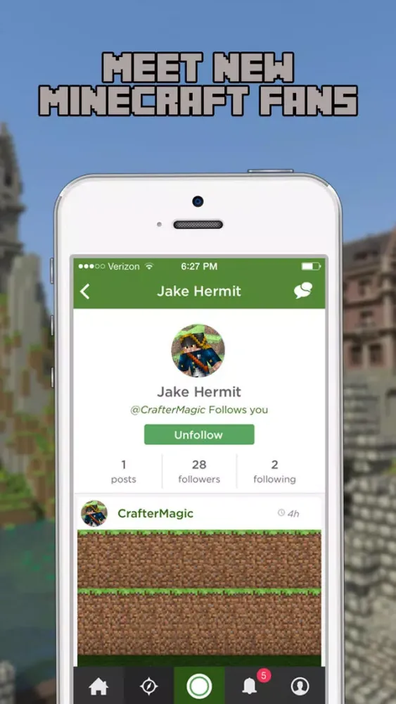 InstaMine - Social Network for Minecraft! Skins, Wiki, Servers, Mods & More應用截圖