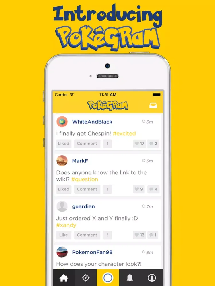 تصاویر Pokégram - Community for Pokémon iPad 