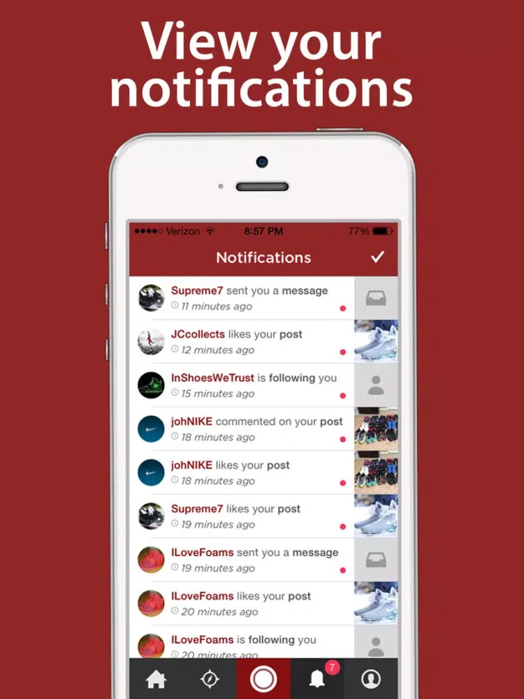 Sneakergram - Sneakerheads Community with Release Dates, Marketplace & More iPad 应用截图