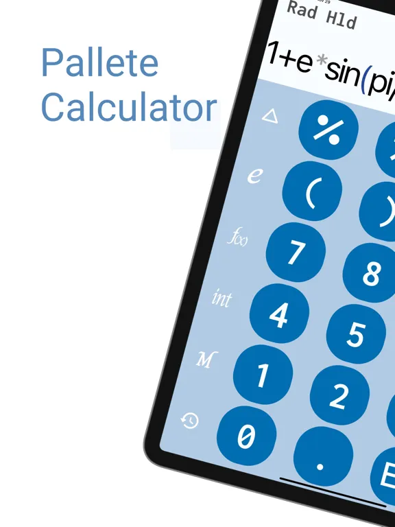 Zrzuty ekranu PaletteCalculator iPad 