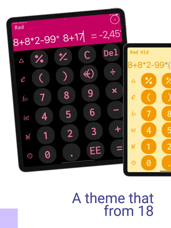 Zrzuty ekranu PaletteCalculator iPad 