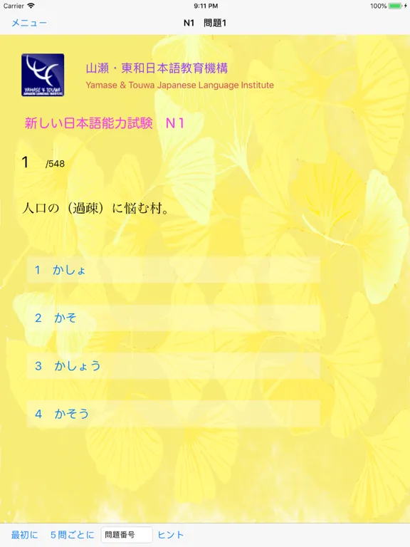 N1 文字語彙・まとめ iPad  স্ক্রিনশট