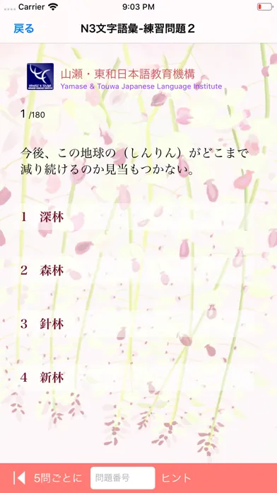 N3 文字語彙問題集 Screenshots