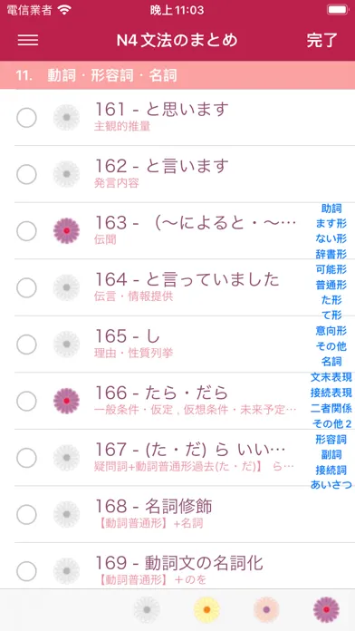 Screenshot di N4-文法問題練習
