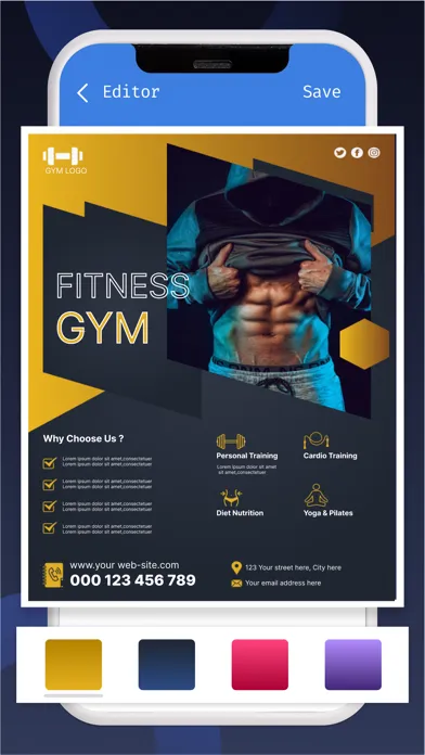 Ảnh chụp màn hình của Poster Maker | Flyer Creator