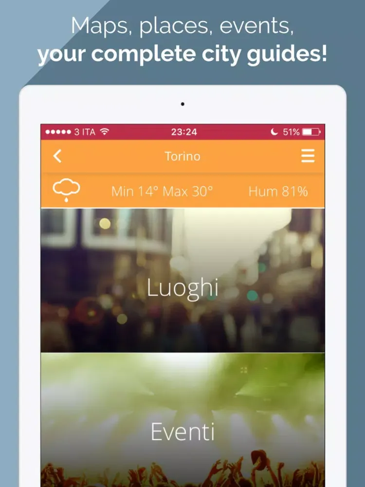 Screenshot di Hotel Continental Torino iPad 