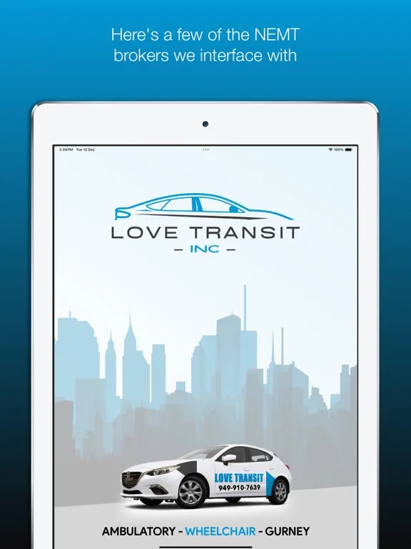 Love Transit - Driver App iPad  スクリーンショット