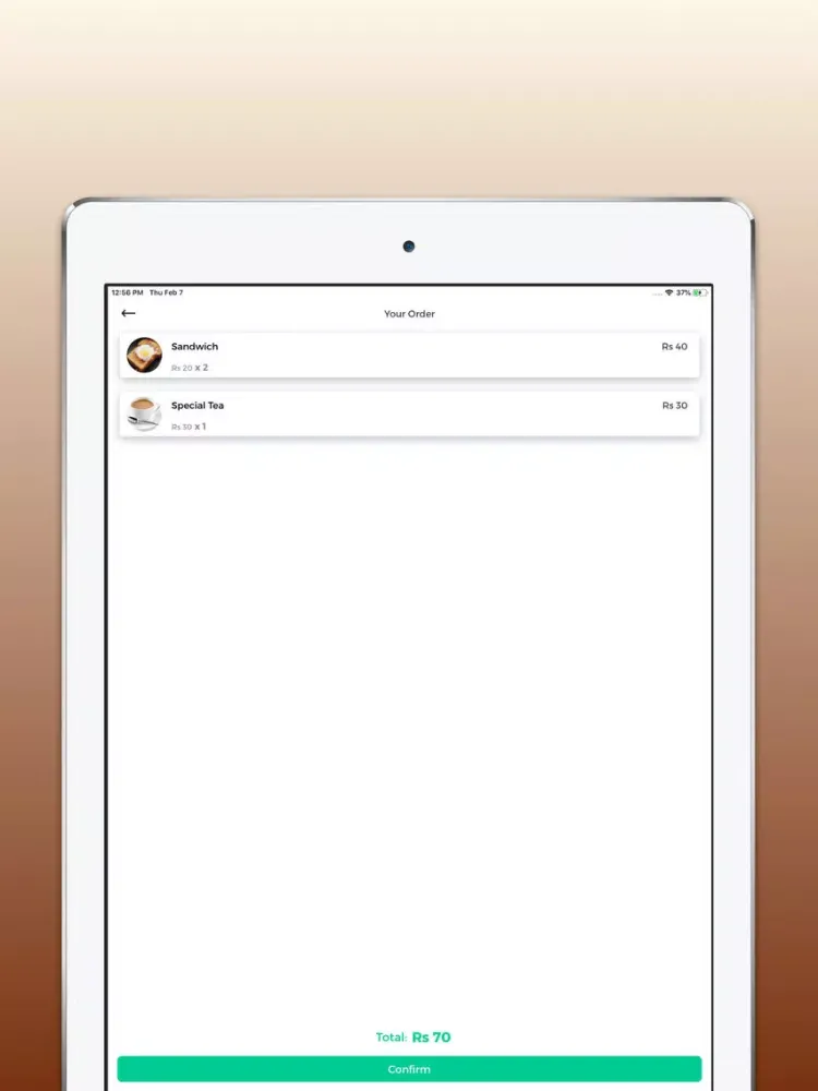 Скриншоты Quick Snack iPad 