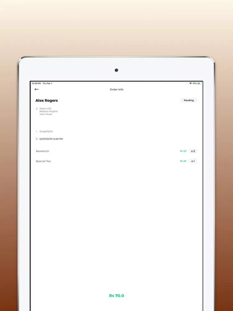 Скриншоты Quick Snack iPad 