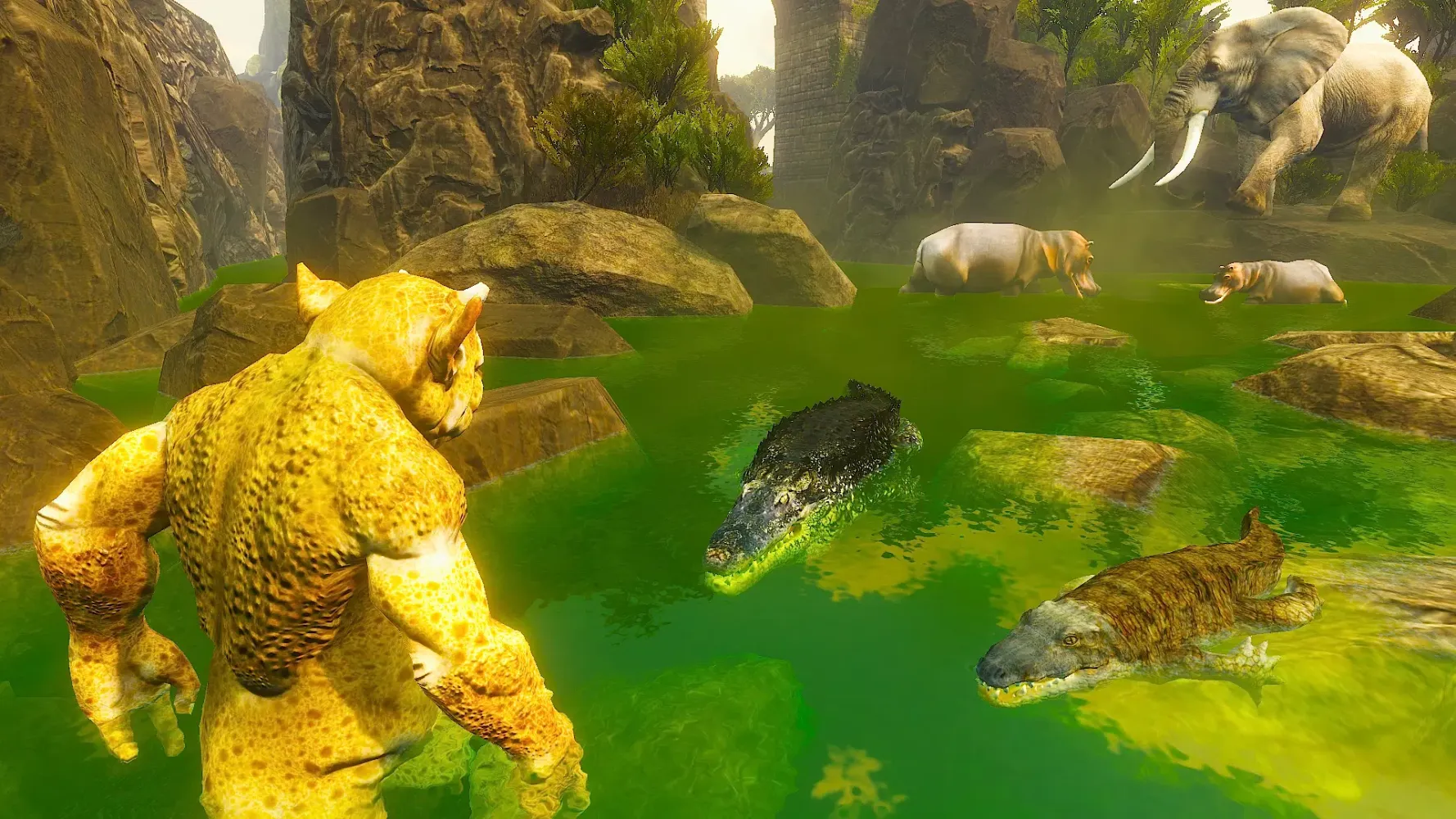 Capturas de tela do Angry Beast Simulator