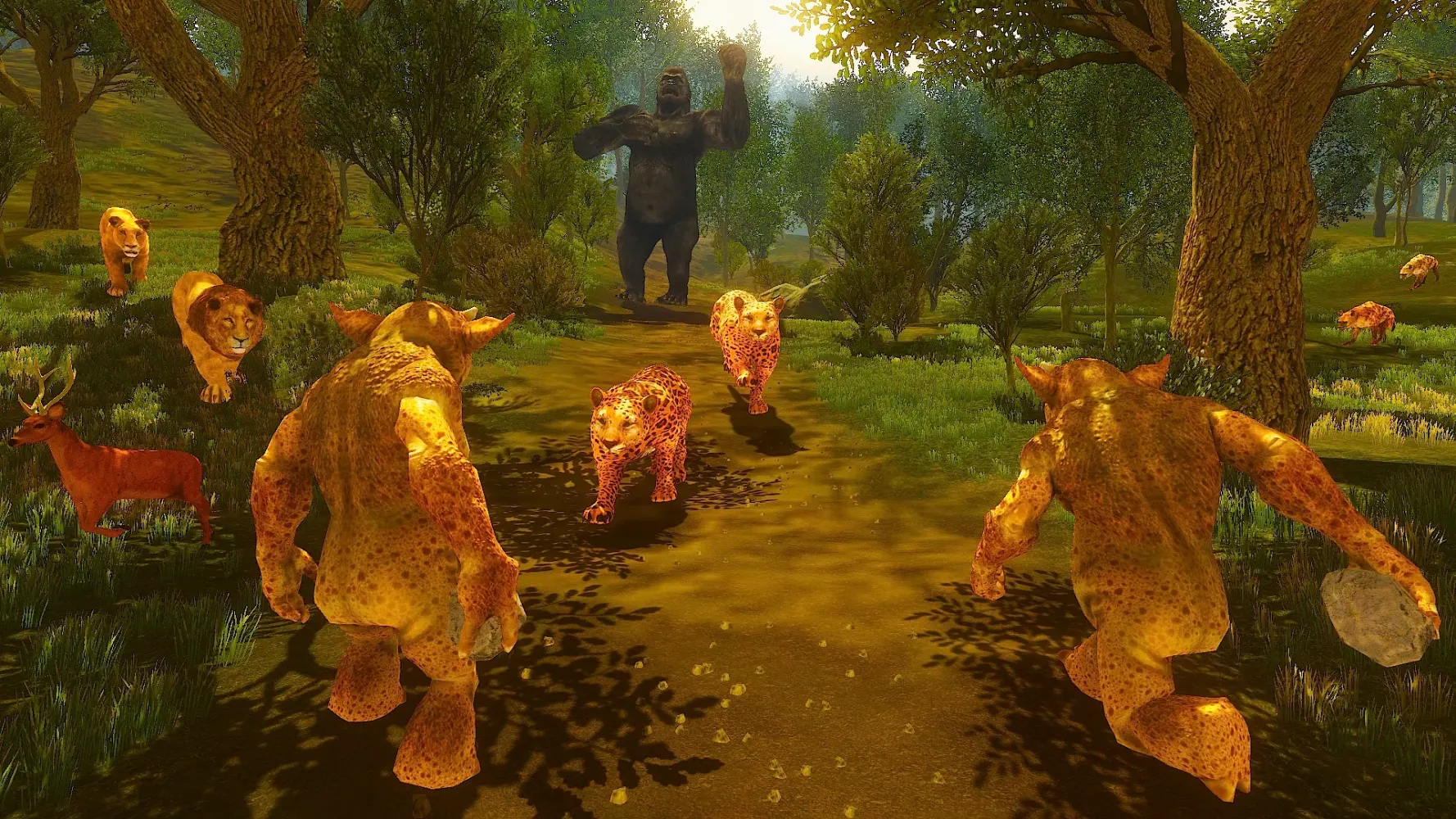 Capturas de tela do Angry Beast Simulator
