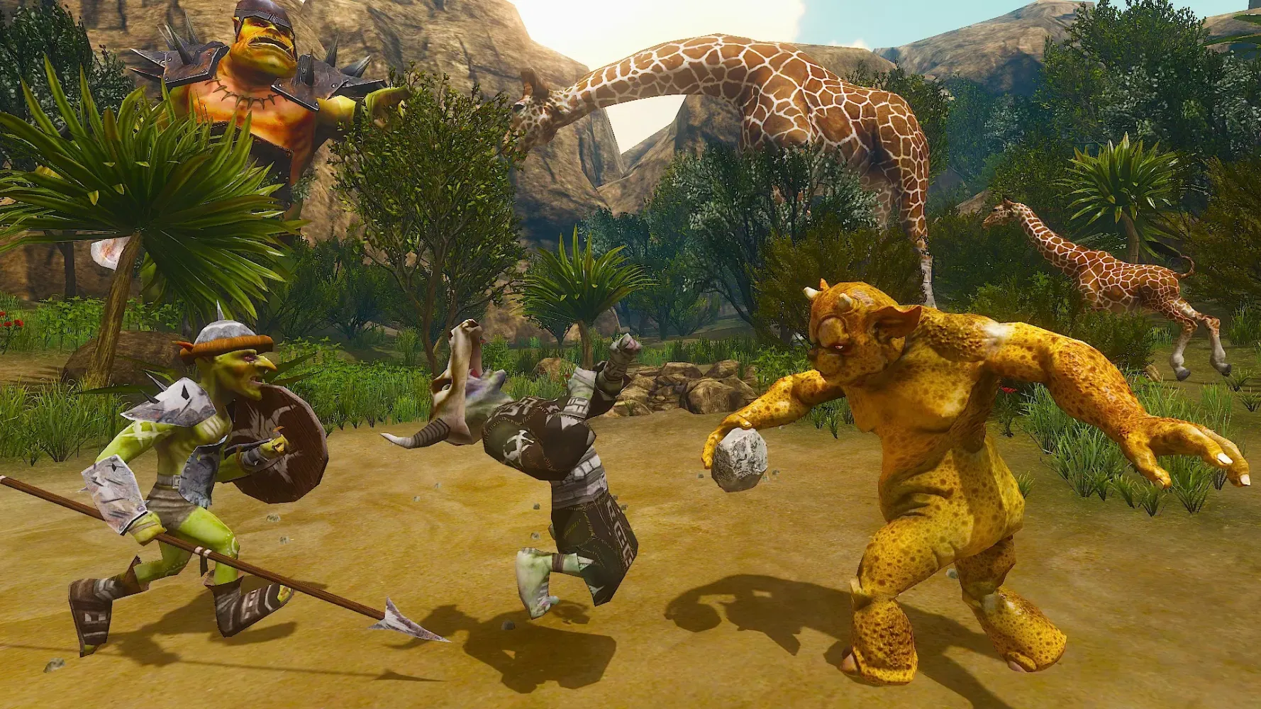Capturas de tela do Angry Beast Simulator