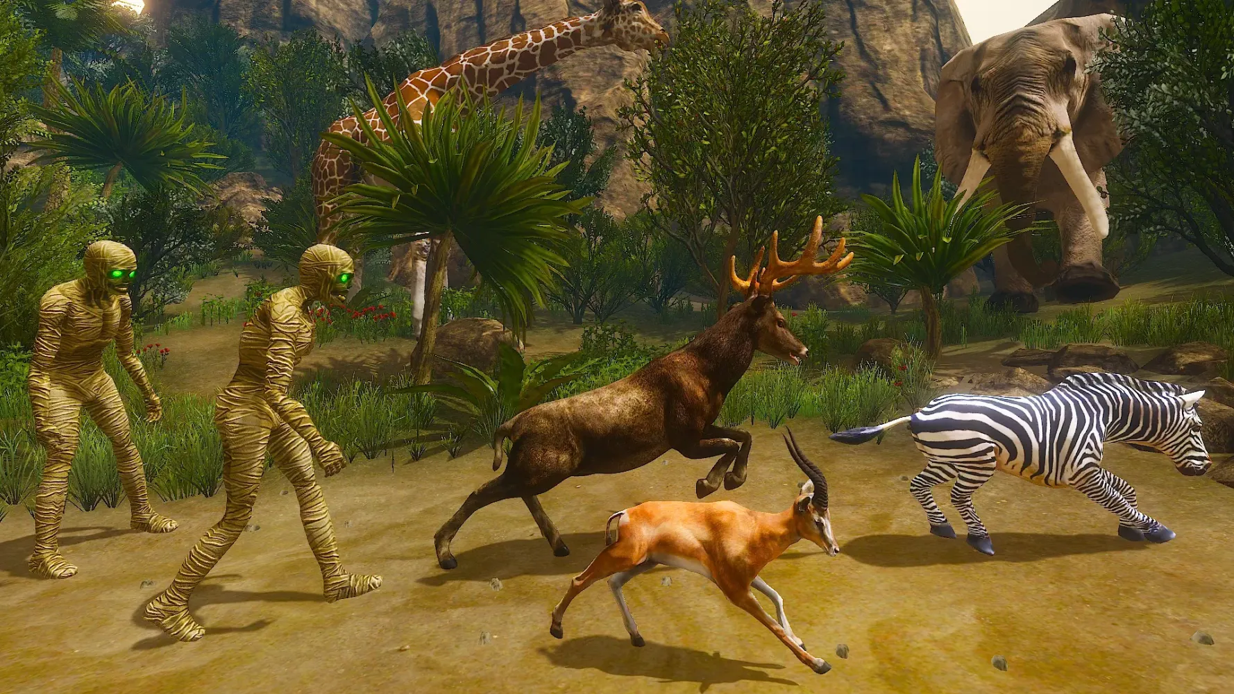 Mummy vs Wild Life Simulator Screenshots