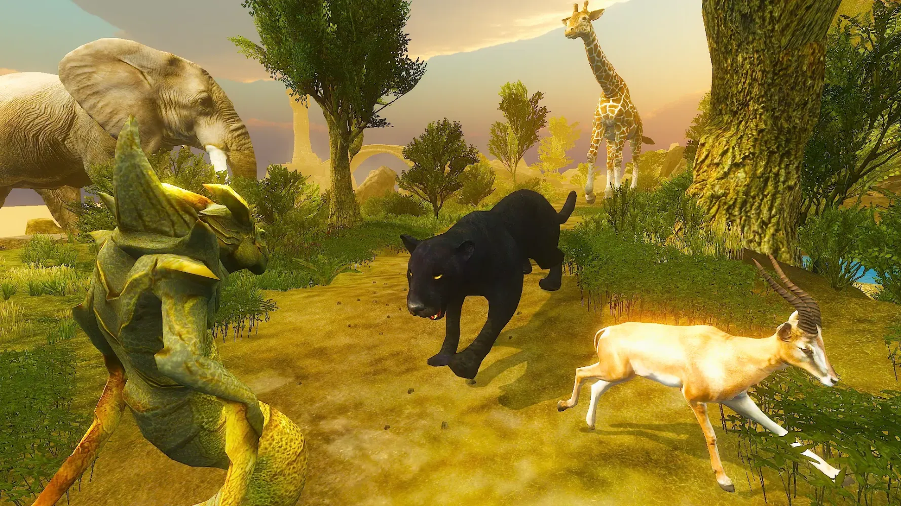 Screenshot di Snake Alien Simulator