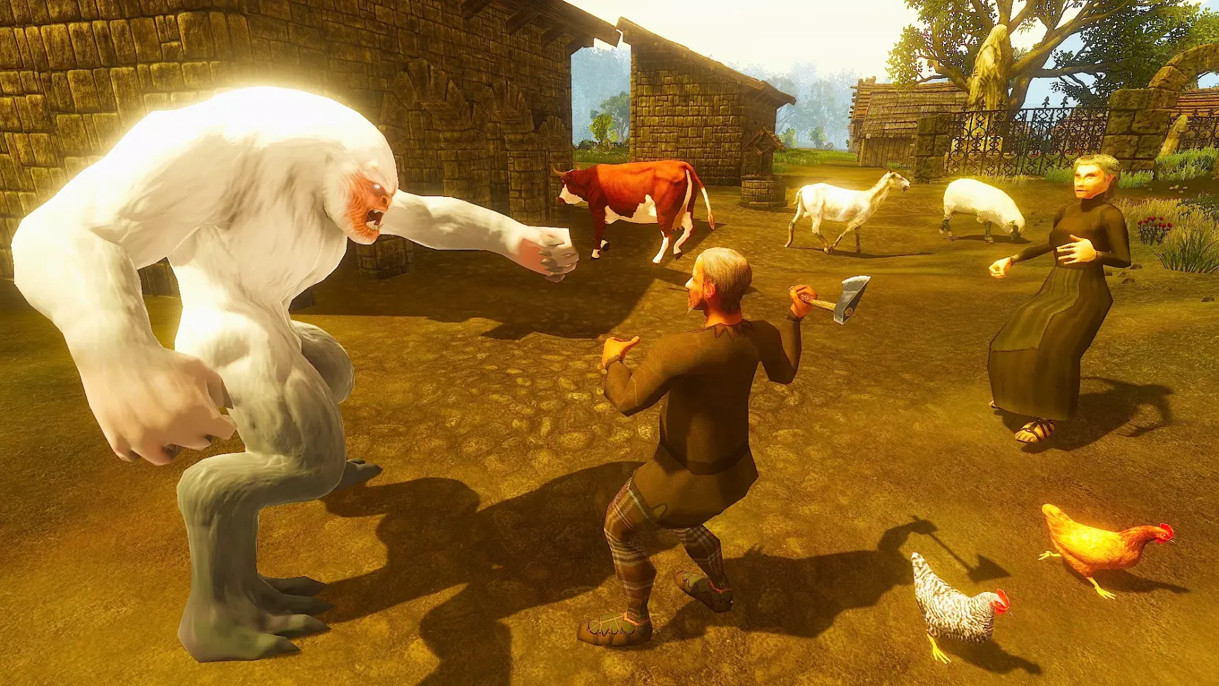 Tangkapan skrin Scary Yeti Simulator