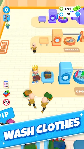 Скриншоты Laundry Rush - Idle Game