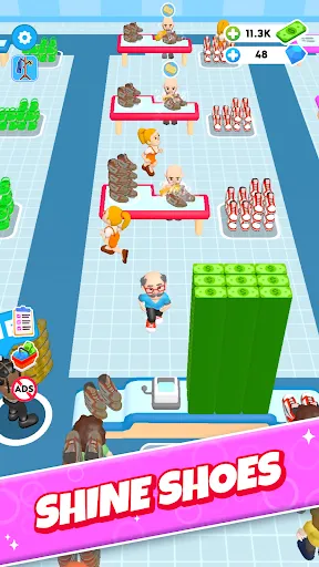 Скриншоты Laundry Rush - Idle Game