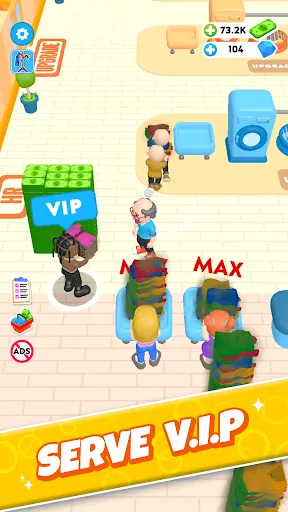 Скриншоты Laundry Rush - Idle Game
