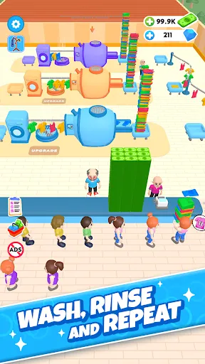 Скриншоты Laundry Rush - Idle Game