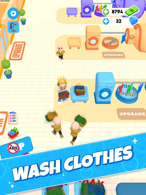 Скриншоты Laundry Rush - Idle Game iPad 