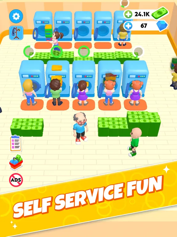 Скриншоты Laundry Rush - Idle Game iPad 