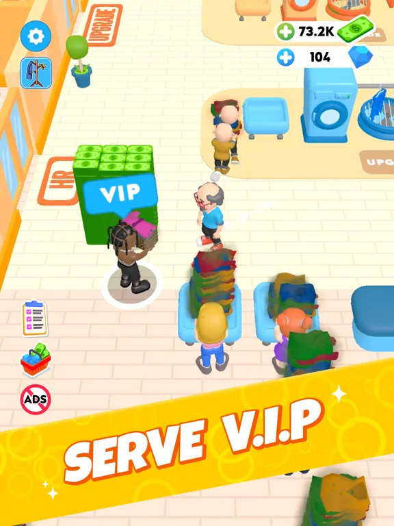 Скриншоты Laundry Rush - Idle Game iPad 