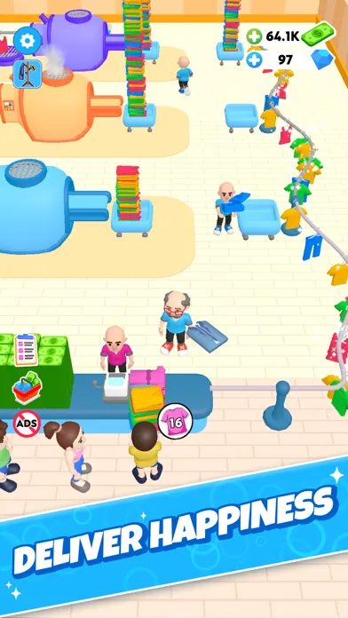 Скриншоты Laundry Rush - Idle Game