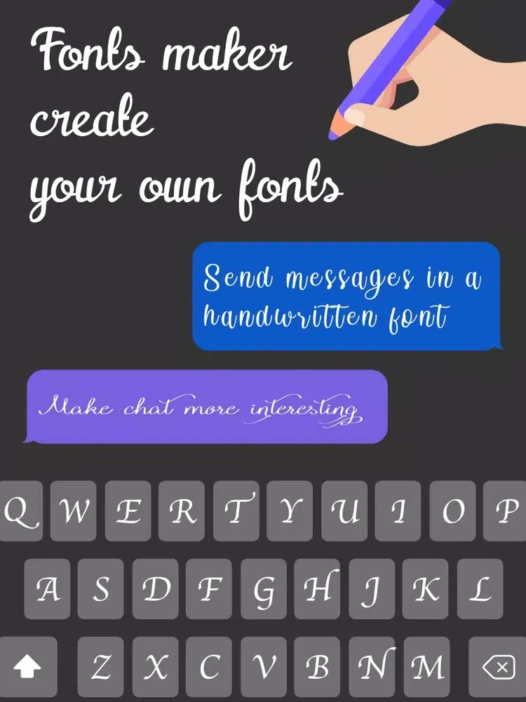 Screenshot di Font Maker Handwriting . iPad 
