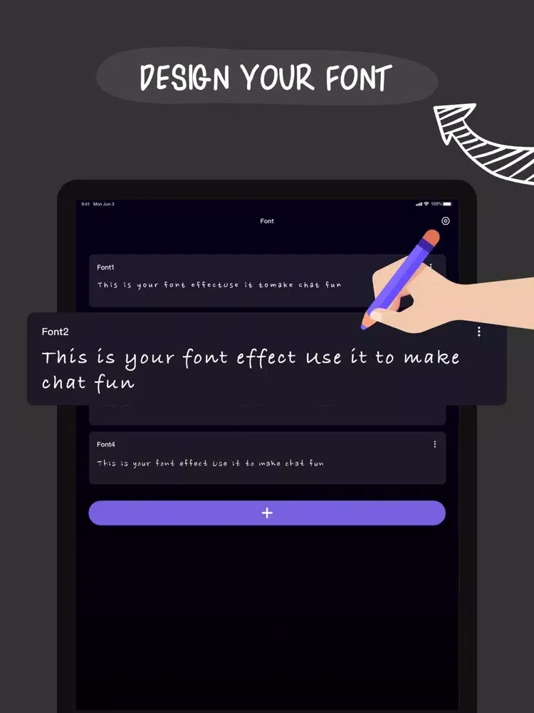 Screenshot di Font Maker Handwriting . iPad 