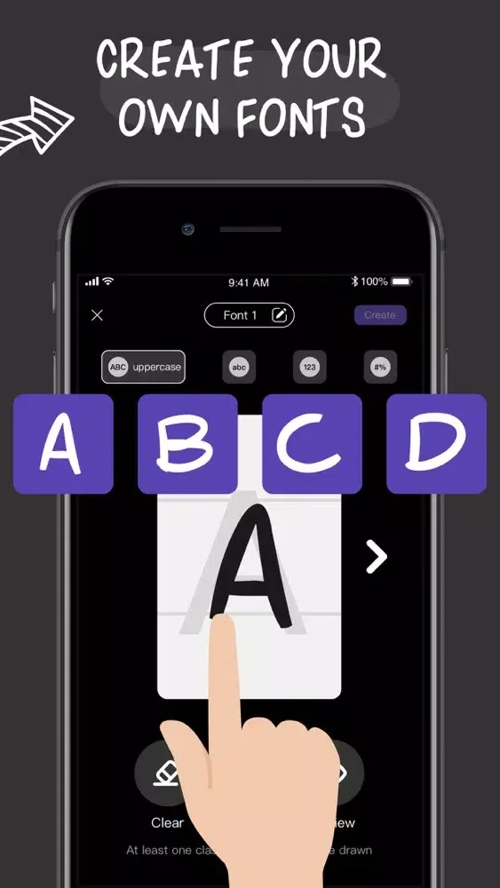 Screenshot di Font Maker Handwriting .