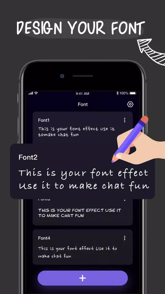 Screenshot di Font Maker Handwriting .