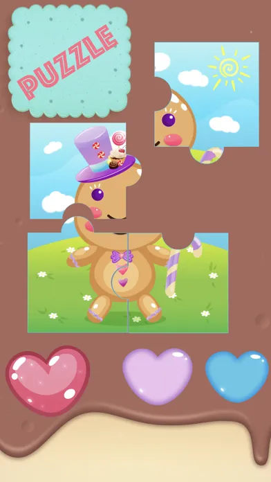 Gingerbread man games for kids 스크린샷