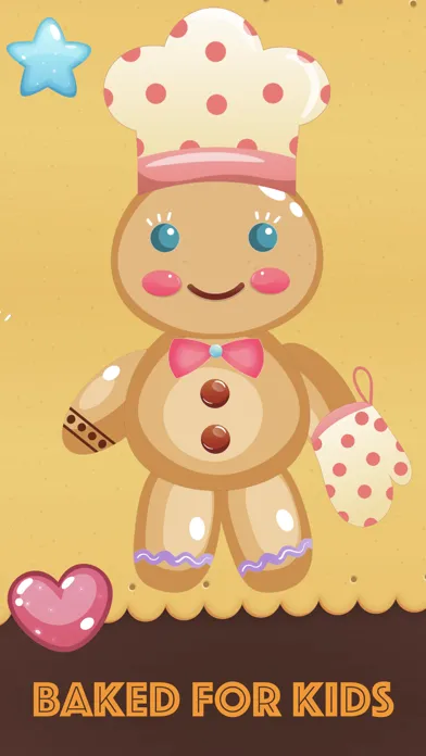 Gingerbread man games for kids 스크린샷