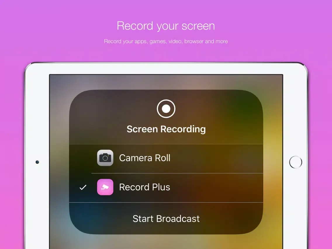 Record Plus : Screen Recording iPad  स्क्रीनशॉट
