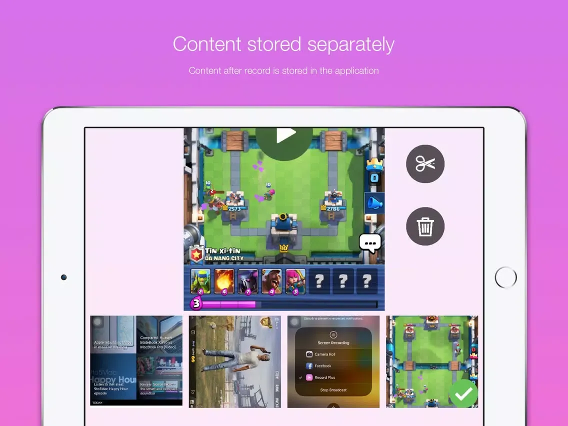 Record Plus : Screen Recording iPad  स्क्रीनशॉट