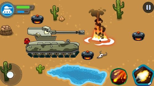 Tank Battle: Tanks War 2D-screenshot-2