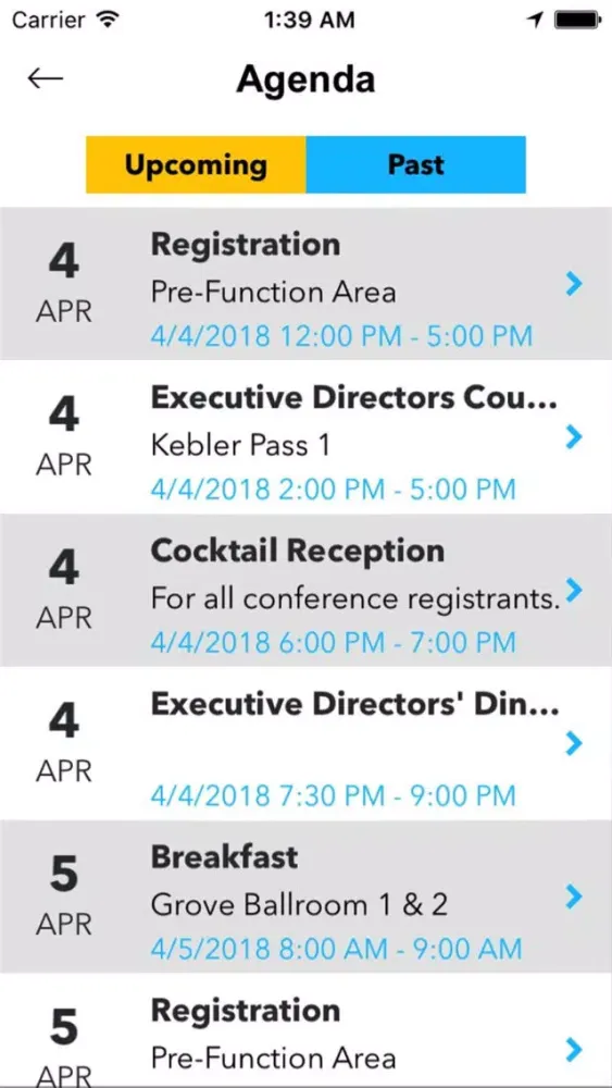 YA National Conference 2018應用截圖