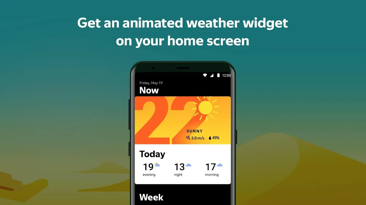 ภาพหน้าจอของ Yandex Launcher