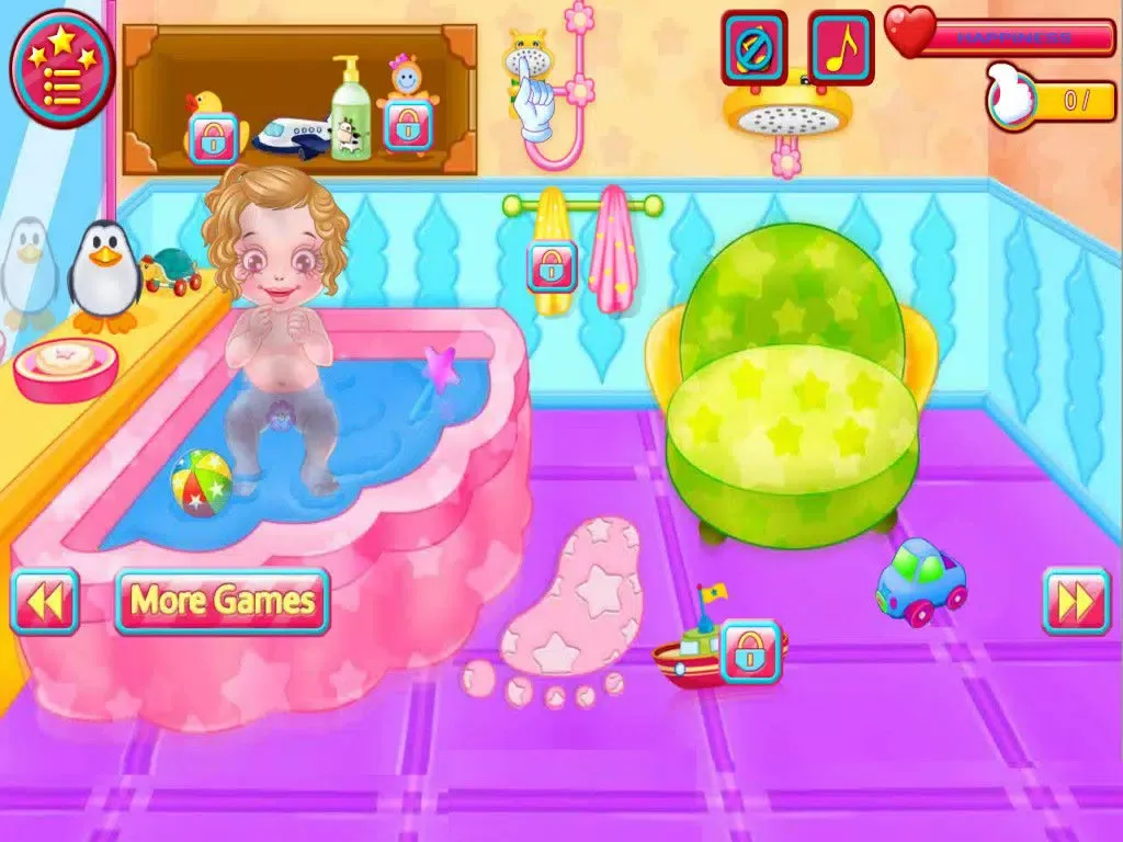 Screenshot di Baby Time - Play,Sleep,Diaper,Bath,Feed,Dress up iPad 