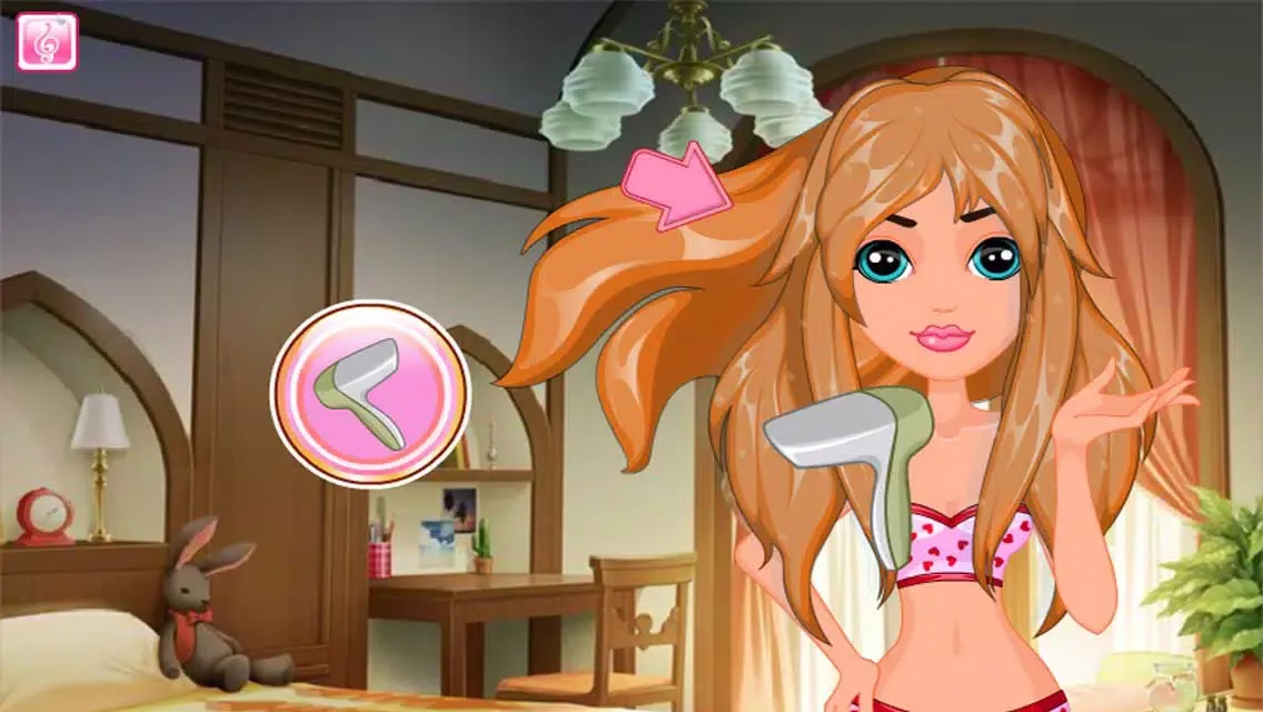 Capturas de tela do School Girl Makeover - Hair Design & Dress up