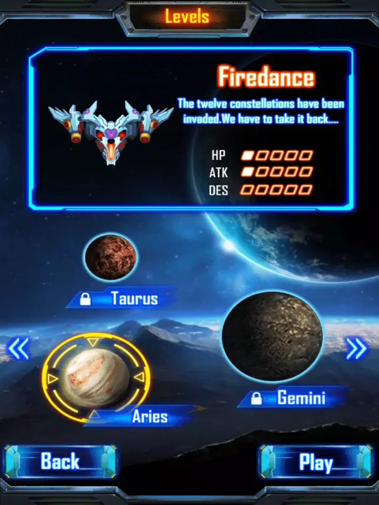 Galaxy Wars : Space Attack iPad Screenshots