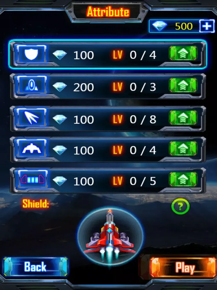 Galaxy Wars : Space Attack iPad Screenshots