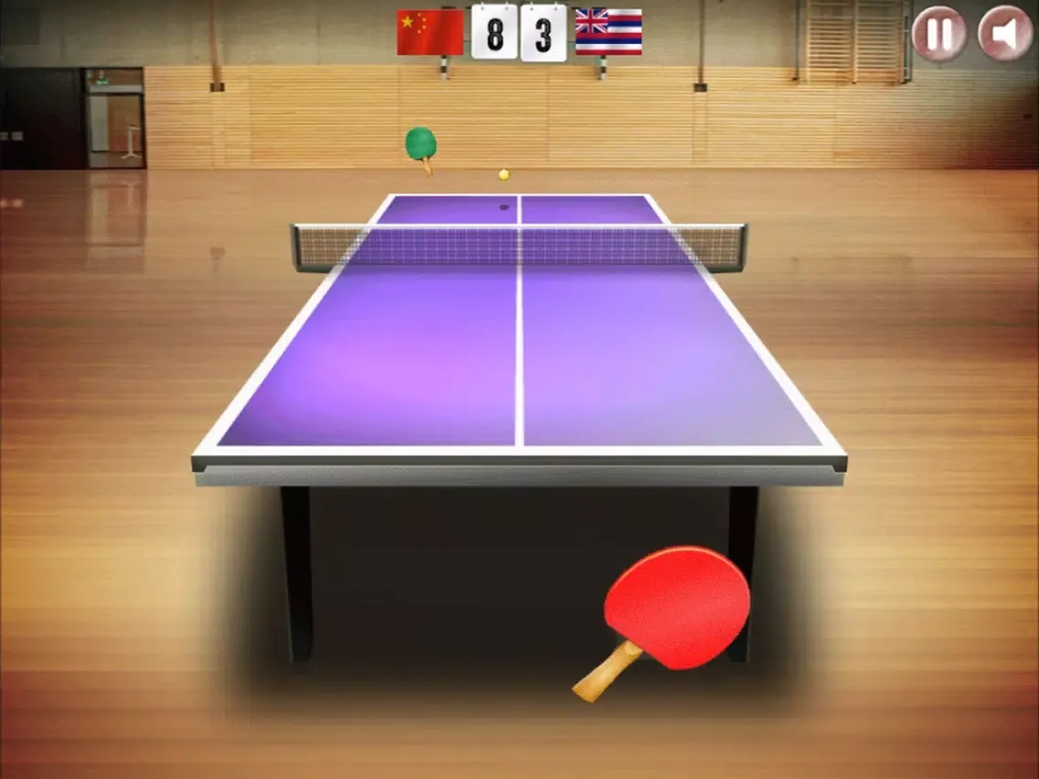 Tangkapan skrin Table Tennis World 3D - Real Challenge Match iPad 